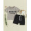(2-3 Years, Dark Grey) Ensemble 2 pièces pour l'été. 2
