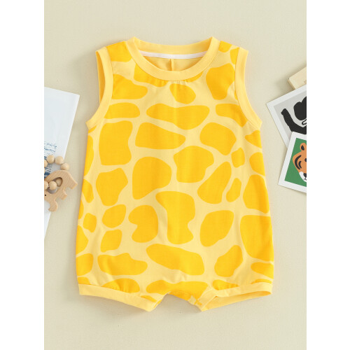 (0-3 Months, Yellow) Mono para bebé niños pequeños 1
