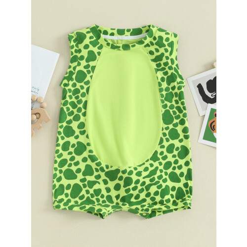 (0-3 Months, Green) Mono para bebé niños pequeños 1