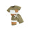 (18-24 Months, Army Green) Σετ παιδικών σορτς για νήπια 11