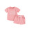 (0-6 Months, Pink) Καλοκαιρινά ρούχα για σετ αδερφών. 1