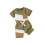 (3-4 Years, Army Green) Σετ παιδικών σορτς για νήπια 1