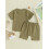 (6-12 Months, Army Green) Σετ παιδικών σορτς για νήπια 6