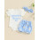 (0-3 Months, Blue) Conjunto de shorts de verão. 4