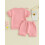 (18-24M, Pink) Σετ 2 τεμαχίων + σορτς 4