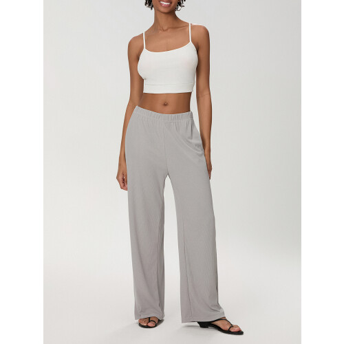 (S, Gray) Γυναικεία Casual Παντελόνια, Καθημερινές Εξόδους 2