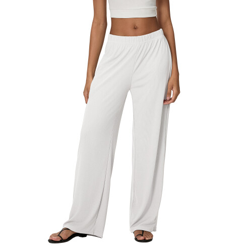 (XL, White) Γυναικεία Casual Παντελόνια, Καθημερινές Εξόδους