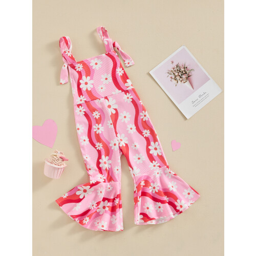 (3-4 Years, Pink) Combinaison évasée pour bébé/petite fille 2