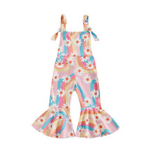 (12-18 Months, Colorful) Combinaison évasée pour bébé/petite fille