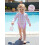 (18-24 Months, Purple) Βρεφικό μαγιό Rash καπέλο ηλίου 6