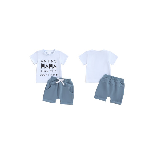 (2-3 Years, White) Ensemble 2 pièces pour l'été. 1