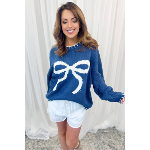(L, Blue) Pulls confortables pour pour l'automne.