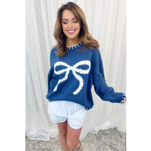 (S, Blue) Pulls confortables pour pour l'automne.