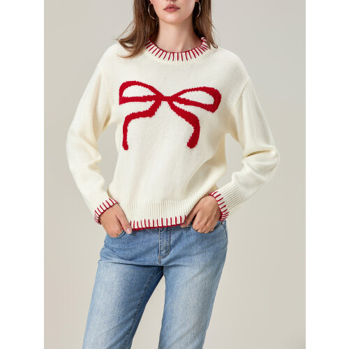 (S, White) Pulls confortables pour pour l'automne. 2