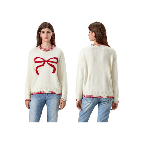 (M, White) Pulls confortables pour pour l'automne. 2