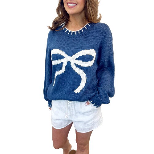 (L, Blue) Pulls confortables pour pour l'automne. 1
