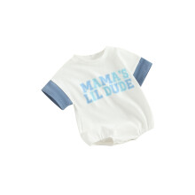(6-12 Months, Blue) Combinaison bébé garçon vêtements d'été