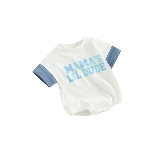 (3-6 Months, Blue) Combinaison bébé garçon d'été décontractés
