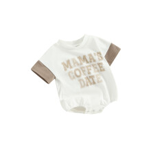 (12-18 Months, Khaki) Combinaison bébé garçon vêtements d'été