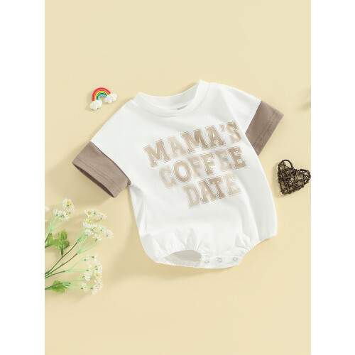 (3-6 Months, Khaki) Combinaison bébé garçon d'été décontractés 2