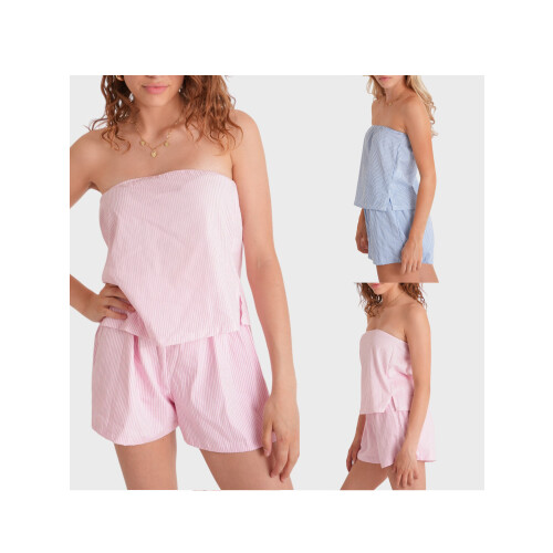 (L, Pink) Γυναικεία καλοκαιρινά σορτς 2 τεμαχίων 2