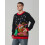(L, Black Men) Weihnachtspullover mit Rentier- und Kinder 7