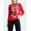 (XL, Red) Γυναικείο Χριστουγεννιάτικο Πλεκτό Ντεκολτέ Gingerbread 4