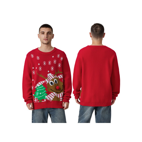 (S, Red Men) Pull de Noël et enfants 1