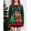 (M, Green Women) Pull de Noël et enfants 3