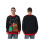 (L, Black Men) Weihnachtspullover mit Rentier- und Kinder 2