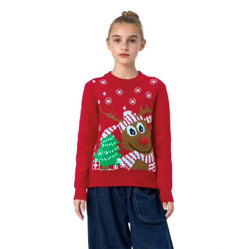 (3 Years, Red Kid) Pull de Noël et enfants