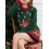 (S, Green Women) Pull de Noël et enfants 5