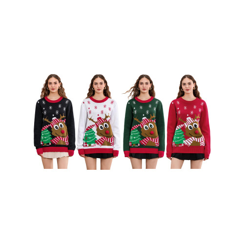 (S, White Women) Pull de Noël et enfants 2