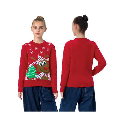 (3 Years, Red Kid) Pull de Noël et enfants 2