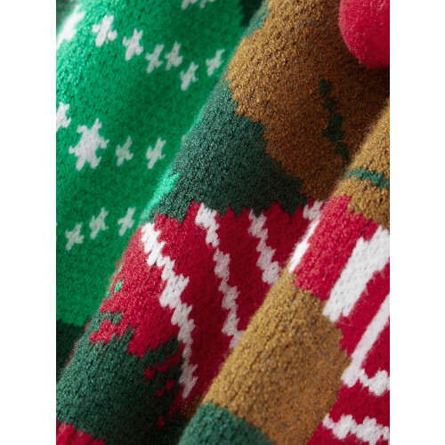 (6 Years, Green Kid) Pull de Noël et enfants 1