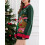 (S, Green Women) Pull de Noël et enfants 4