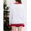 (XL, White Women) Pull de Noël et enfants 7