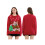 (L, Red Women) Pull de Noël et enfants 2