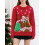 (M, Red Women) Pull de Noël et enfants 4