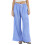(L, Blue) Γυναικείο boxer παντελόνι lounge παντελόνι 1