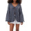 (S, Dark Grey) Gilet cardigan ample pour l'automne. 2