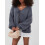 (S, Dark Grey) Gilet cardigan ample pour l'automne. 5