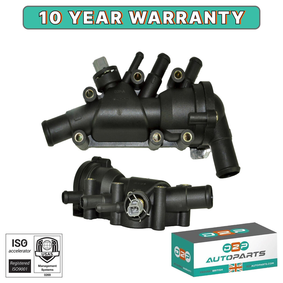 Thermostat With Housing With Temp For Ford Fiesta Mk4, Mk5 5056167421979