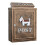 Wall Mounted Locking Mailbox with Keys, Large Capacity Vintage Secure Mail Drop Box for Home 1
