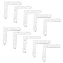10pcs Iron Window Screen Frame Corner Brackets Heavy Duty 90 Connectors for Screen Doors