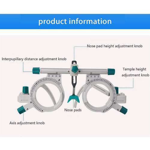 Optical Trial Frame Adjustable PD 4880mm with Precision Lens Positioning for Vision Exams 1