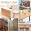 2PCS Solid Brass Folding Table Hinges 90 Drop Leaf with Screws for Coffee and Sewing Tables 5