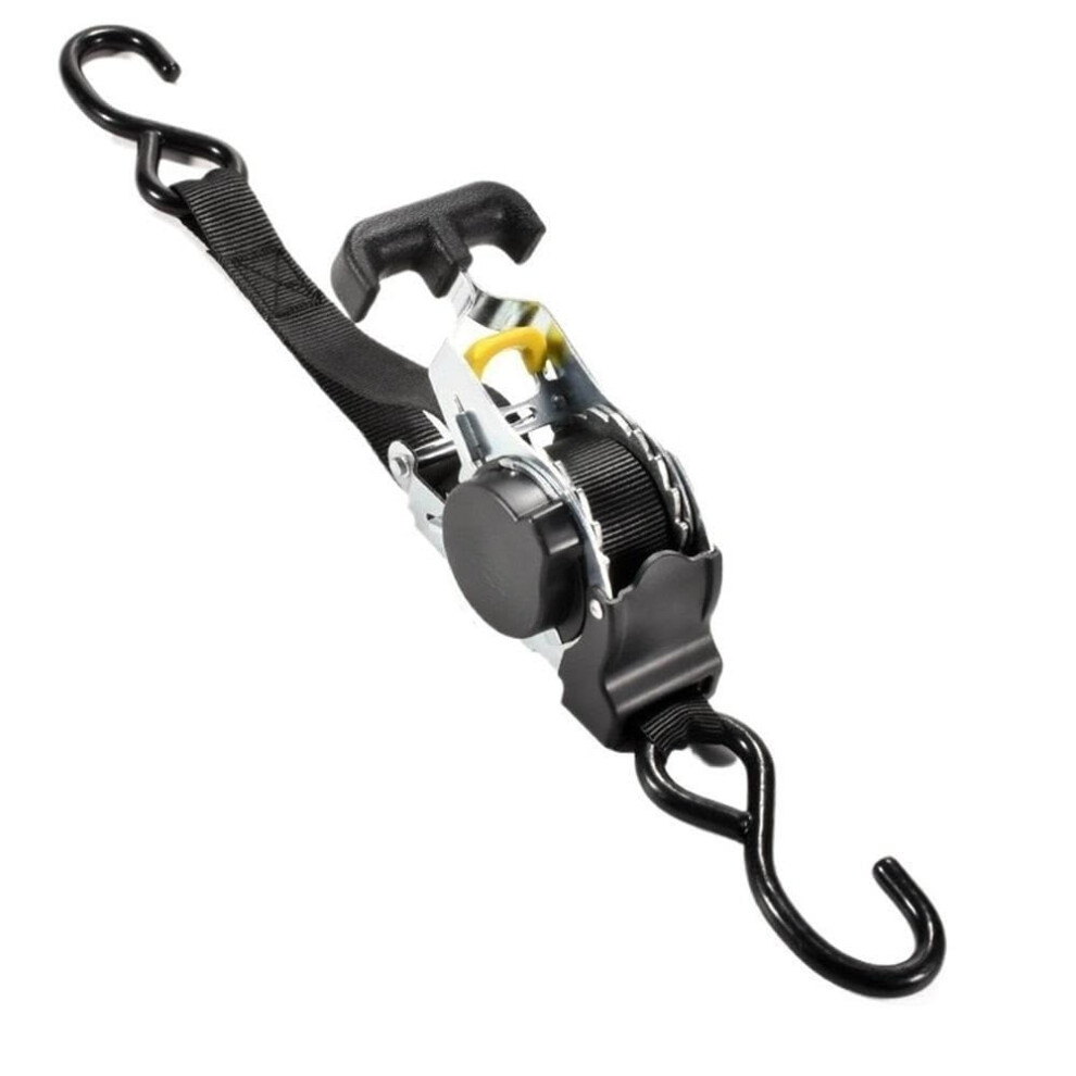 Retractable Heavy Duty Ratchet Tie Down Straps 25Mm Wide 3.3M 1000Kg For Cargo And Motorcycle 9174973022596