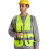 Reflective Safety Vest  Visibility Yellow with 360 Strips and Multiple Pockets for Construction 4