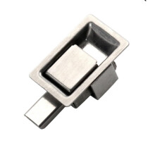 Stainless Steel Panel Lock Toolbox Latch Flat Pull Type Corrosion Resistant for Cabinet 1Pcs